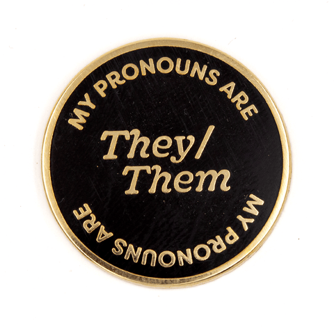 They Them Pronouns Pin