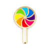 Rainbow Lollipop Pin