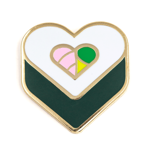 Sushi Heart Pin