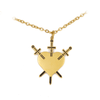 Three Of Swords Pendant Necklace