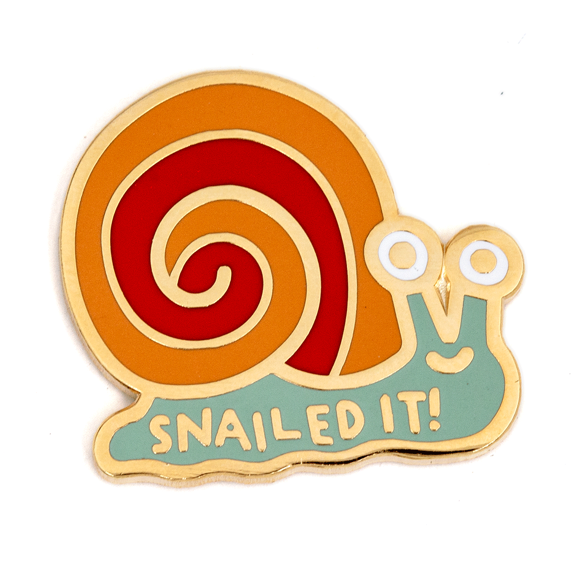 Snailed It Pin