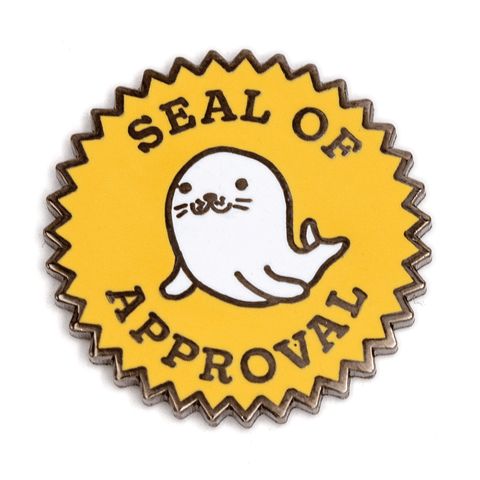 Seal of Approval Pin