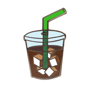 Iced Coffee Pin