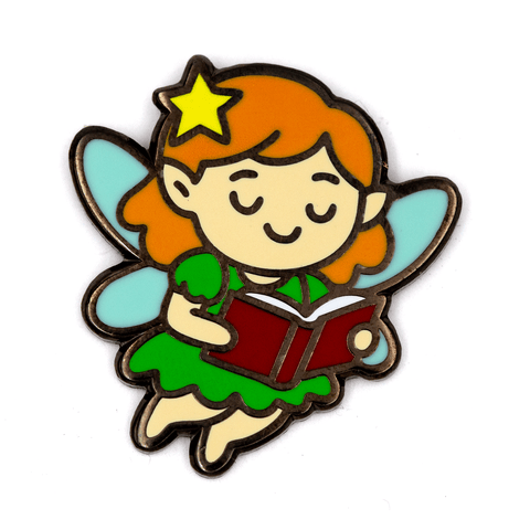 Reading Fairy Pin