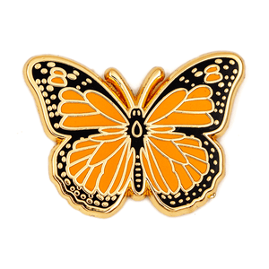 Monarch Butterfly Nature Pin