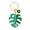 Monstera Leaf Enamel Keychain