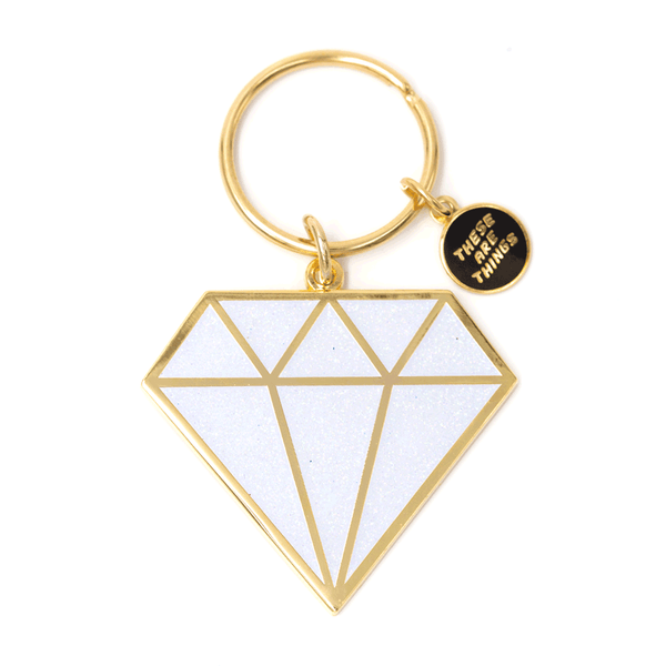 Diamond Enamel Keychain – These Are Things