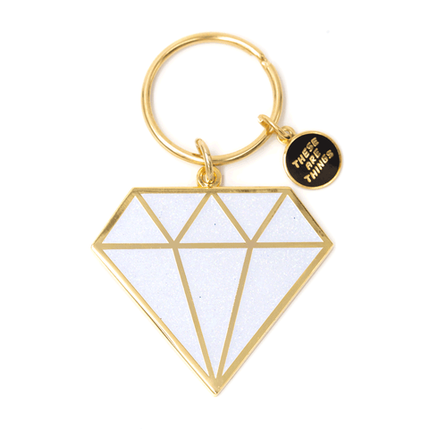 Diamond Enamel Keychain