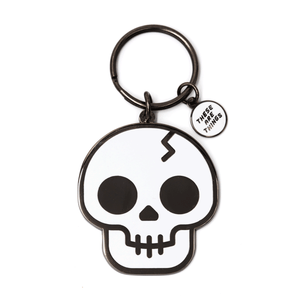 Skull Enamel Keychain