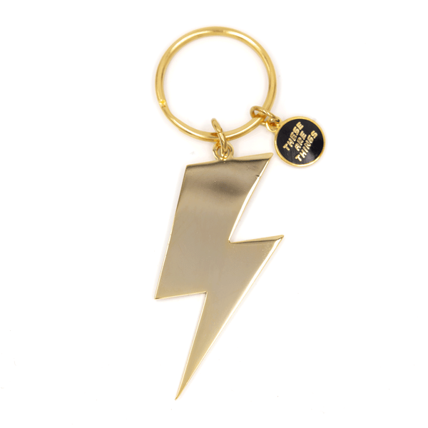 Lightning Bolt Enamel Keychain – These Are Things Lightning Bolt Enamel Keychain – These Are Things