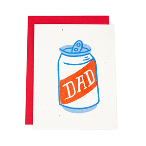 Beer Dad Risograph Card