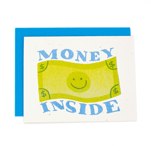Money Inside Risograph Card