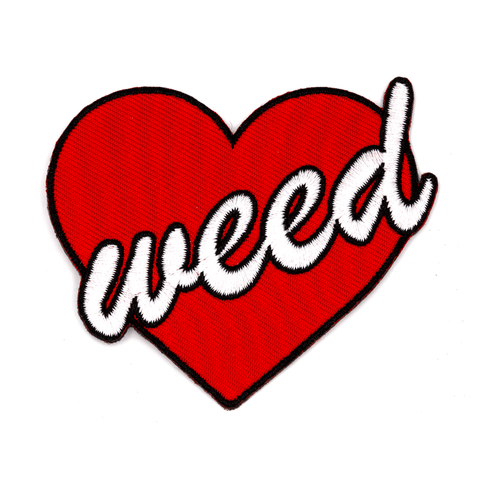 Weed Heart Patch