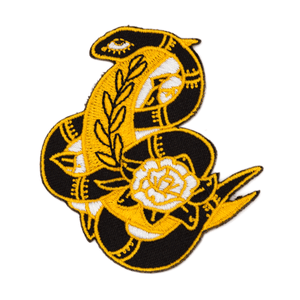 Floral Snake Patch