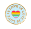 Love Is Love Pride Pin