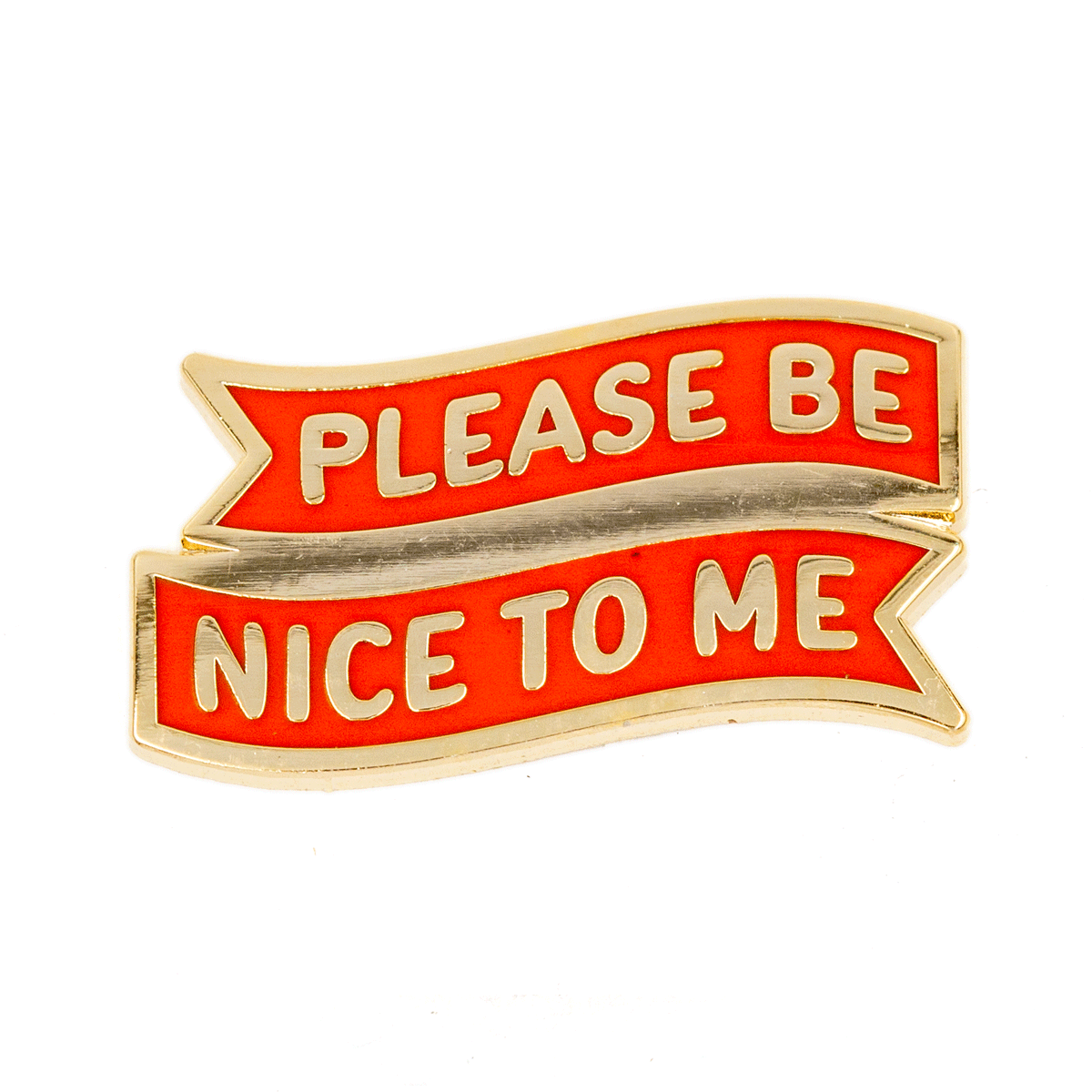 Please Be Nice To Me Pin