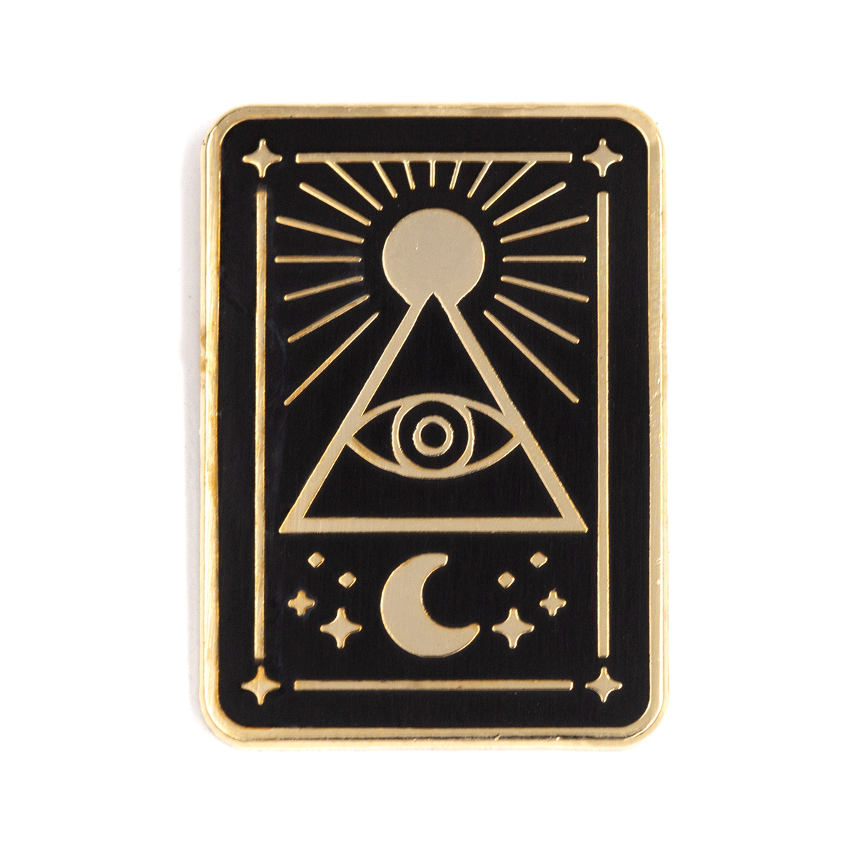 As Above So Below Tarot Card Pin