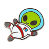 Astronaut Alien Pin