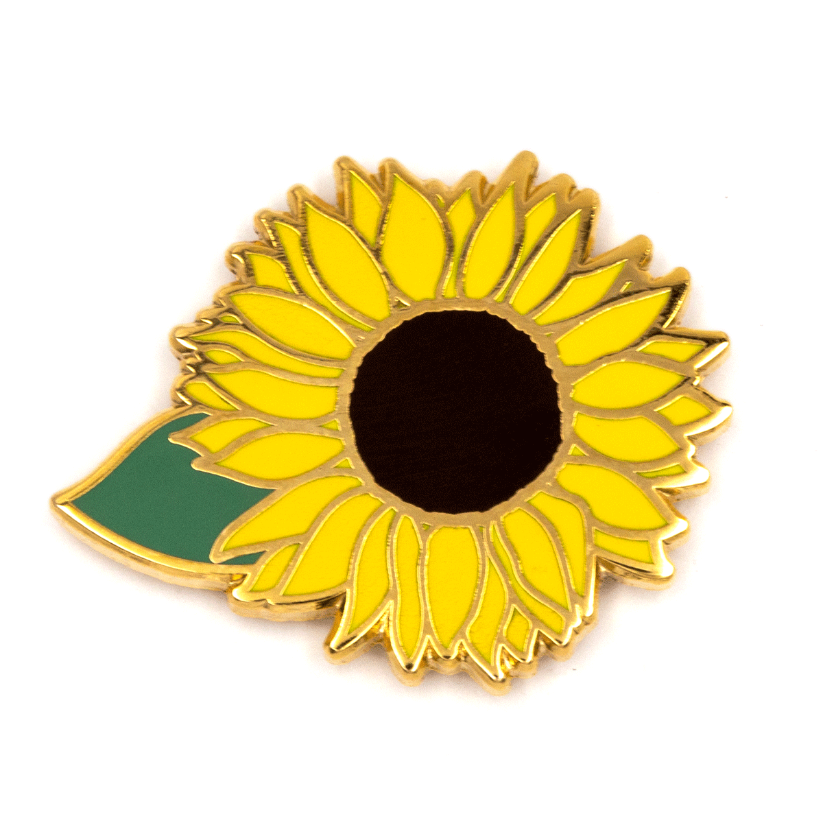Sunflower Nature Pin