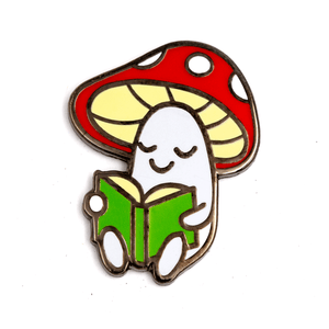 Reading Mushroom Pin