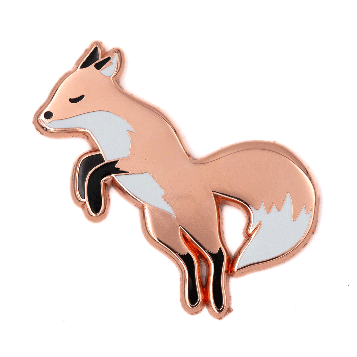 Jumping Fox Pin