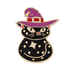 Black Cat Witch Pin