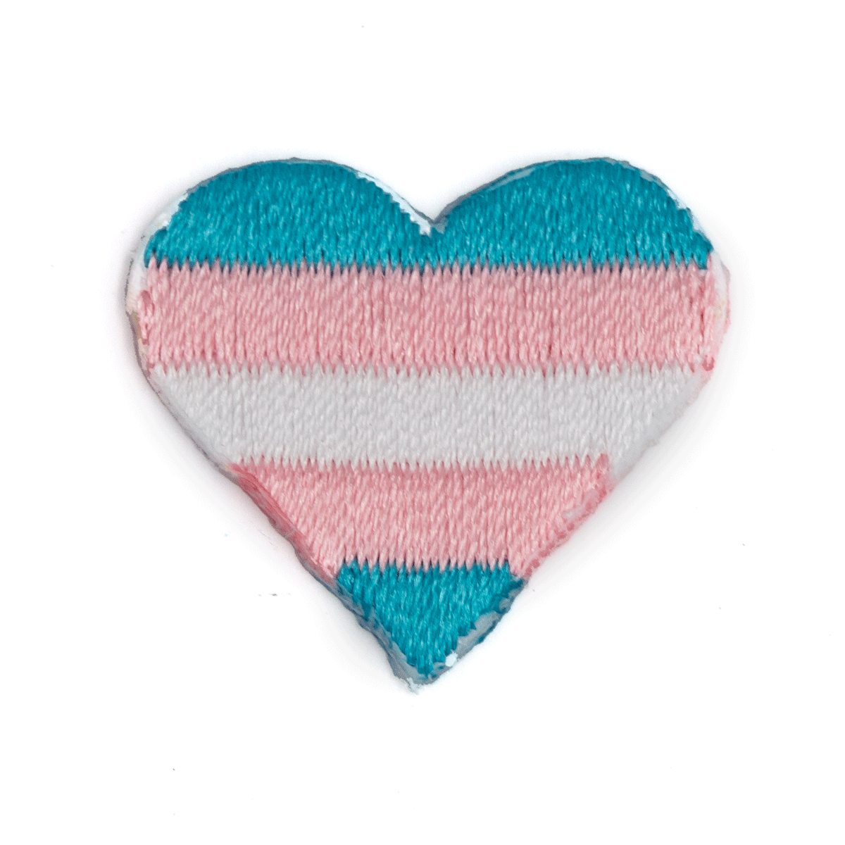 Trans Pride Heart Sticker Patch