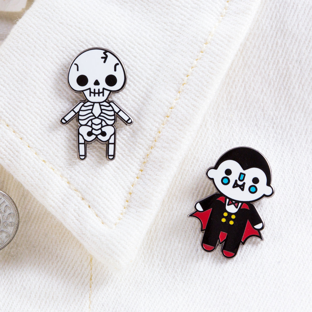 Skeleton Baby Pin