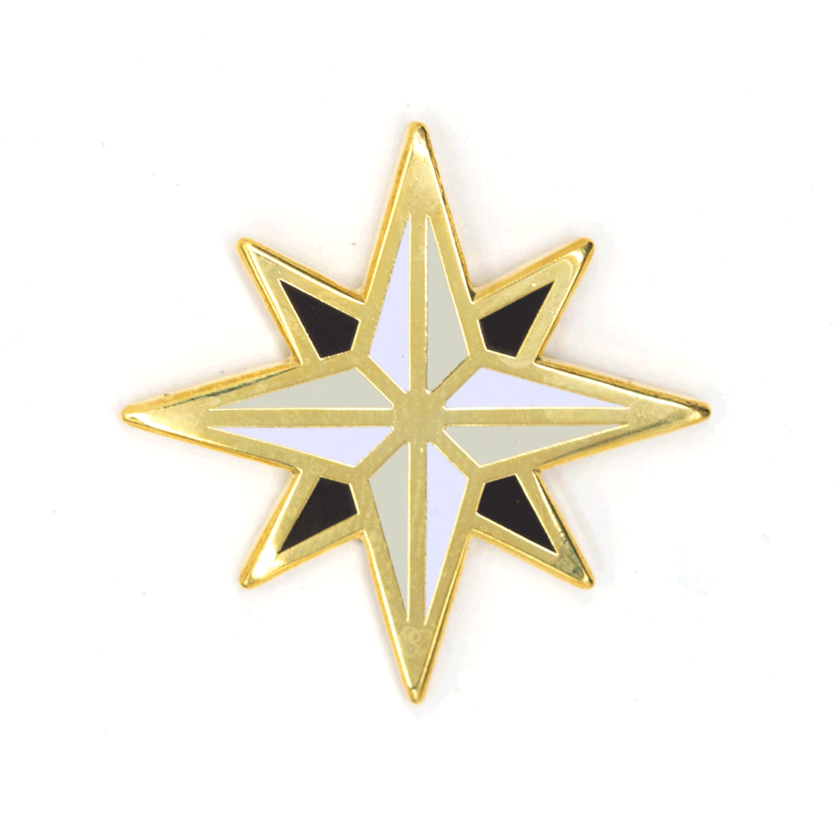 Compass Rose Pin