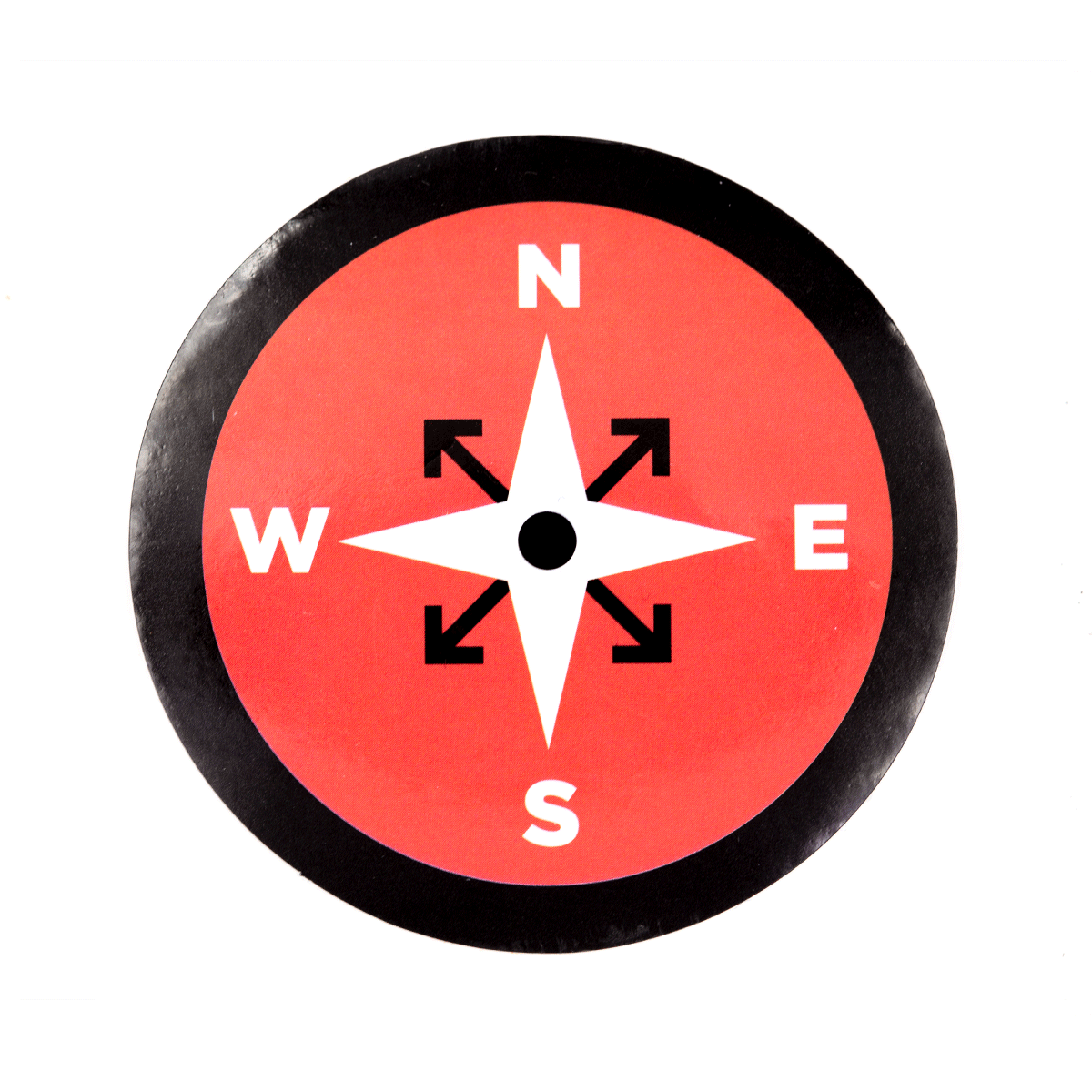 Compass Vinyl Sticker