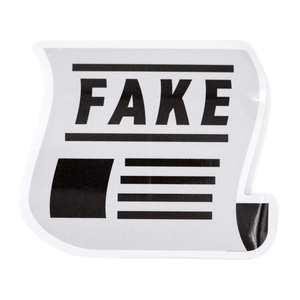 Fake News Vinyl Sticker