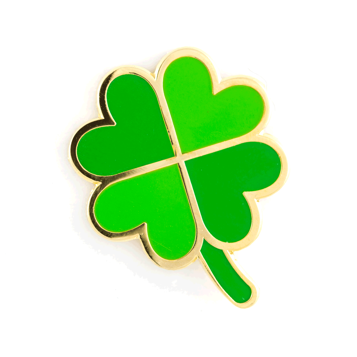Green Four Leaf Clover Pin - 4 Leaf Clover Lapel Pins