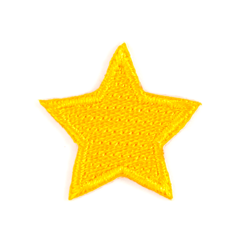 Gold Star Sticker Patch
