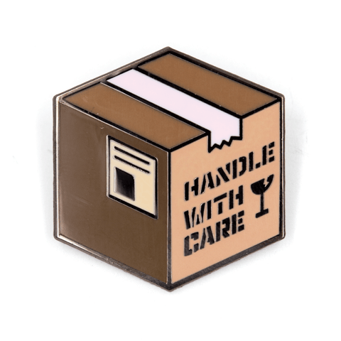 Handle With Care Pin