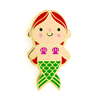 Mermaid Baby Pin - Red Hair