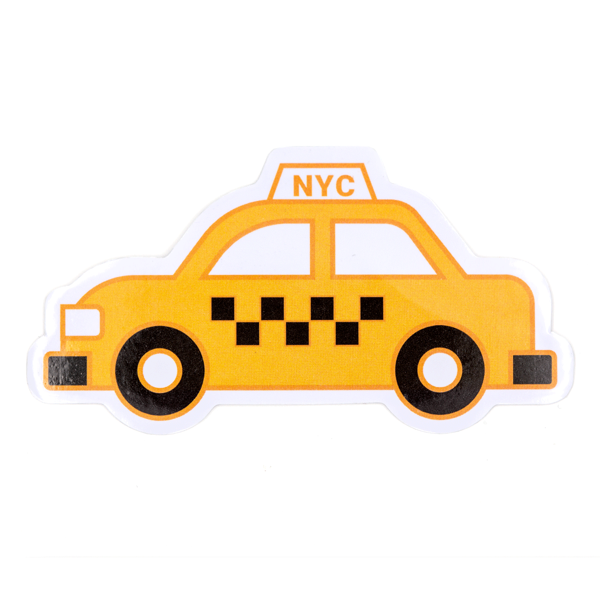 Yellow Cab Sticker NYC Taxi Vinyl Sticker – These Are Things