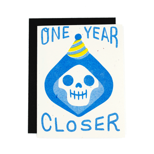 One Year Closer Risograph Card