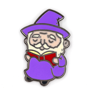 Reading Wizard Pin